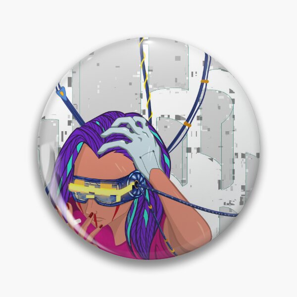 Item preview, Cyber Toxic Memories White Background Design designed and sold by KubakFlix.