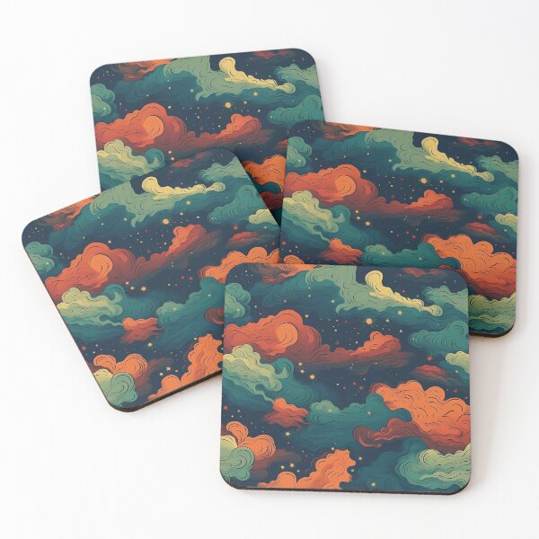 Item preview, Retro nebula vector pattern. designed and sold by LJaco.
