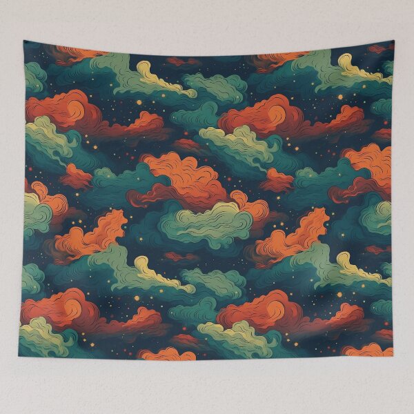 Item preview, Retro nebula vector pattern. designed and sold by LJaco.