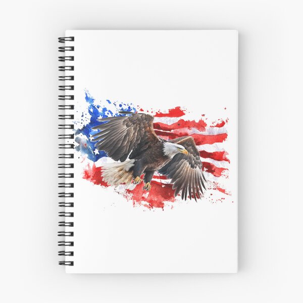 Item preview, Flying Eagle with an American Flag Background designed and sold by AmericaFreedom.