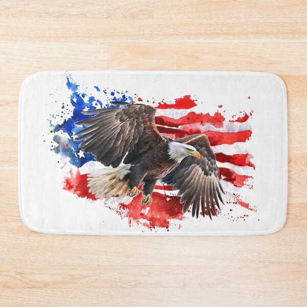 Item preview, Flying Eagle with an American Flag Background designed and sold by AmericaFreedom.