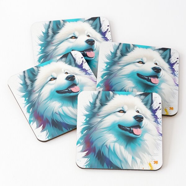 Item preview, Colorful Samoyed Dog designed and sold by Fallfoxius.
