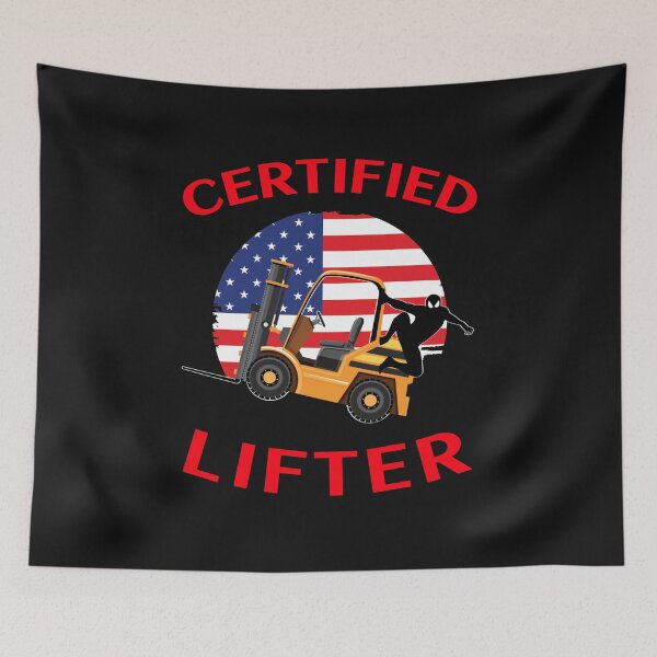 Item preview, American Forklift Ninja Certified Forklift Lifter GR designed and sold by TeamsterLife.