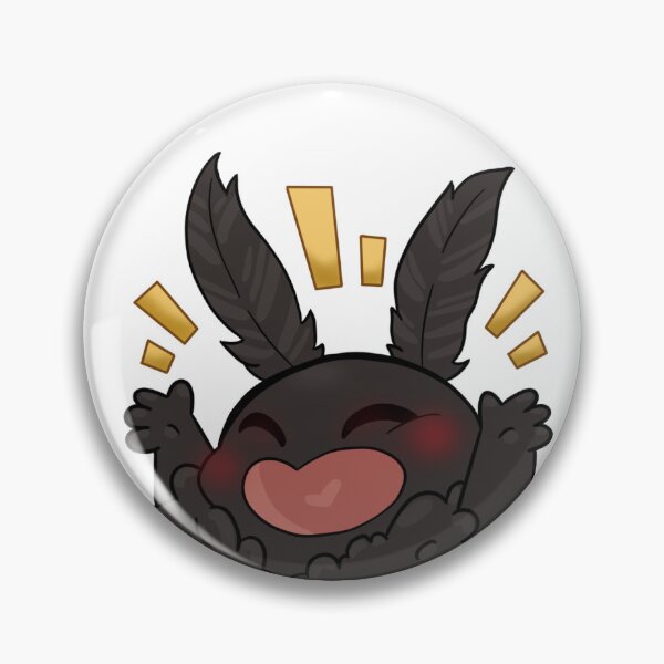 Artikelvorschau, Aufgeregtes Mothman-Emote entworfen und verkauft von AstroMothy.