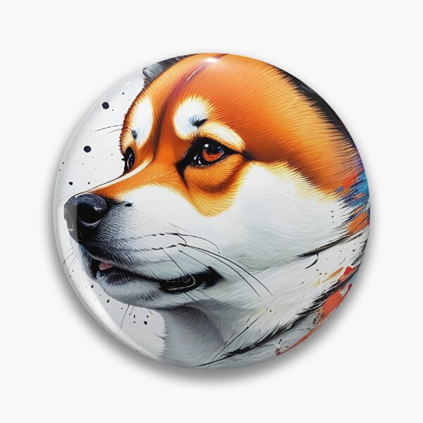 Item preview, Colorful Shiba Inu Dog designed and sold by Fallfoxius.