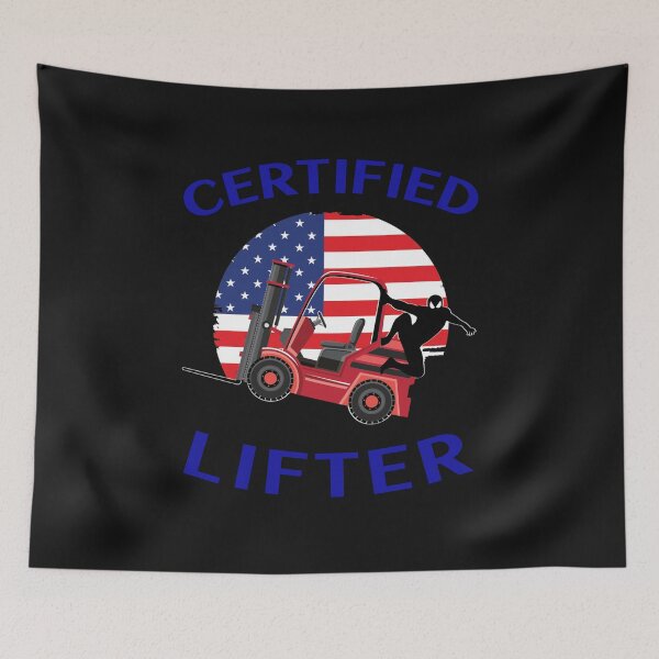 Item preview, American Forklift Ninja Certified Forklift Lifter RB designed and sold by TeamsterLife.