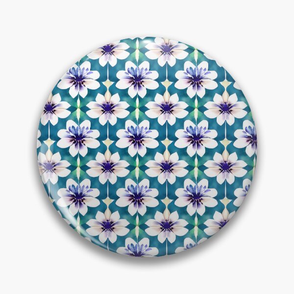 Item preview, Watercolor Flowers designed and sold by Patterns For Products.