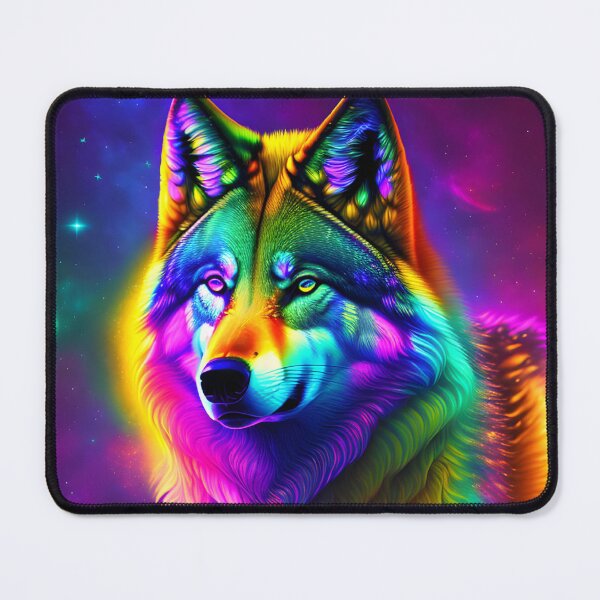 Item preview, Psychedelic Wolf designed and sold by Sweet-Medley.