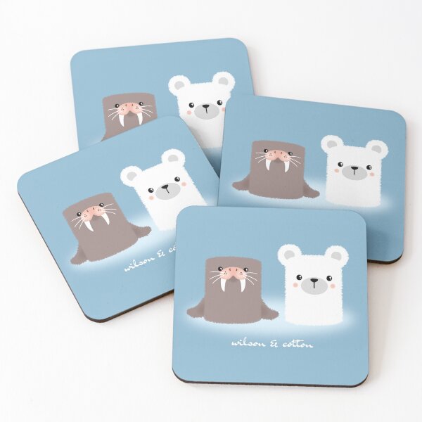 Item preview, Cute Walrus and Polar Bear friends. designed and sold by B-143.