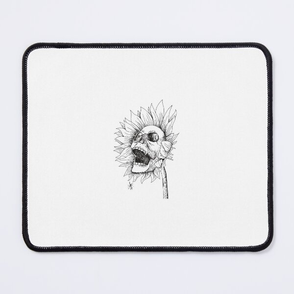 Item preview, sunflower skull designed and sold by ClarissaNGKai.
