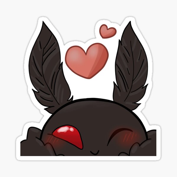 Item preview, Loving Mothman Emote designed and sold by AstroMothy.