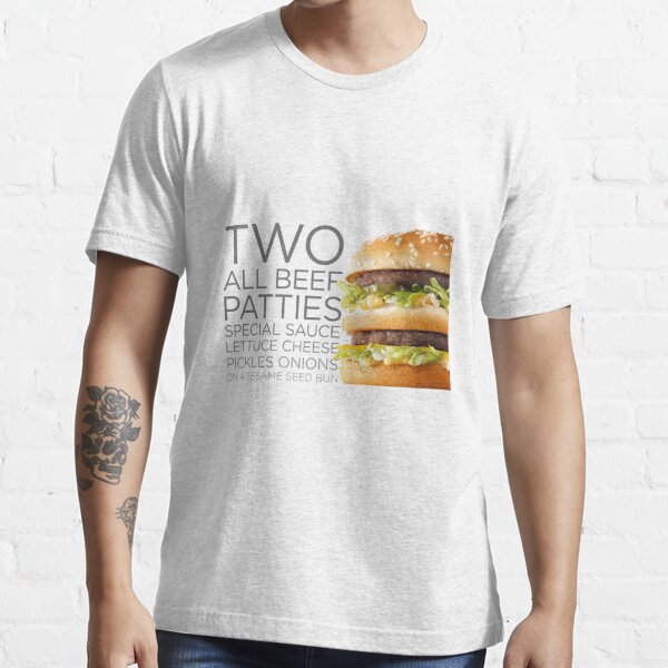 BIG MAC - Two All Beef Patties Special Sauce Lettuce Cheese Pickles Onions  on a Sesame Seed Bun  Poster for Sale by Meltissa