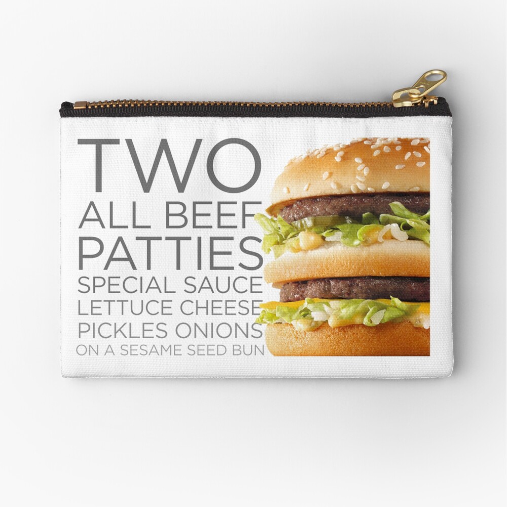 "BIG MAC Two All Beef Patties Special Sauce Lettuce Cheese Pickles