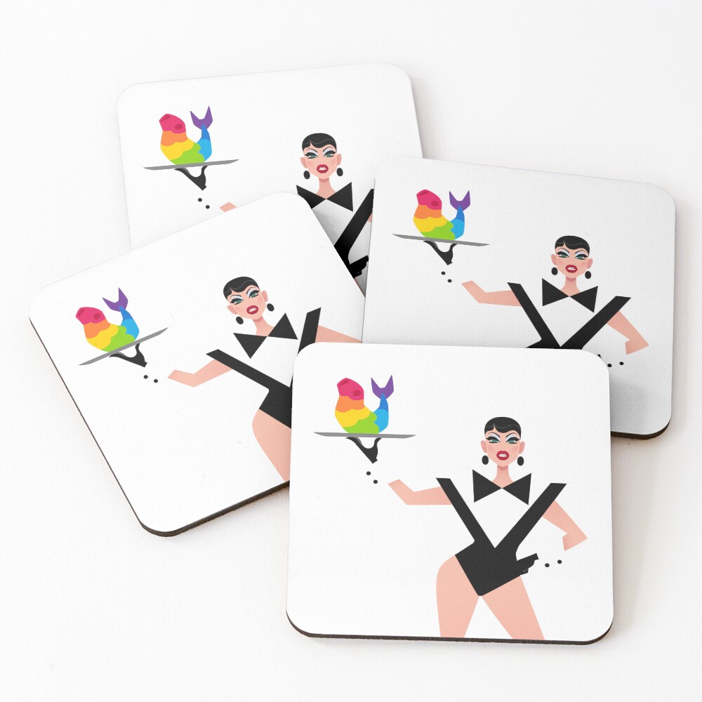 Item preview, Coasters (Set of 4) designed and sold by RikDrawsThings.