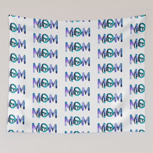 Item preview, "Cheer Mom" Marbled Blues Design designed and sold by SidderBug Designs.