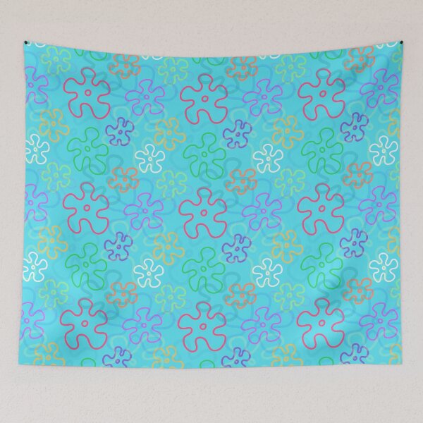 Item preview, Flower Cloud Pattern Inspired by Spongebob Squarepants.  designed and sold by JynxdRose.