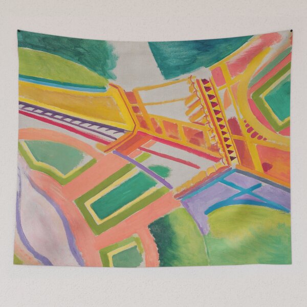 Artikelvorschau, Eiffelturm Robert Delaunay Abstrakte bunte Malerei entworfen und verkauft von VintageArchive.