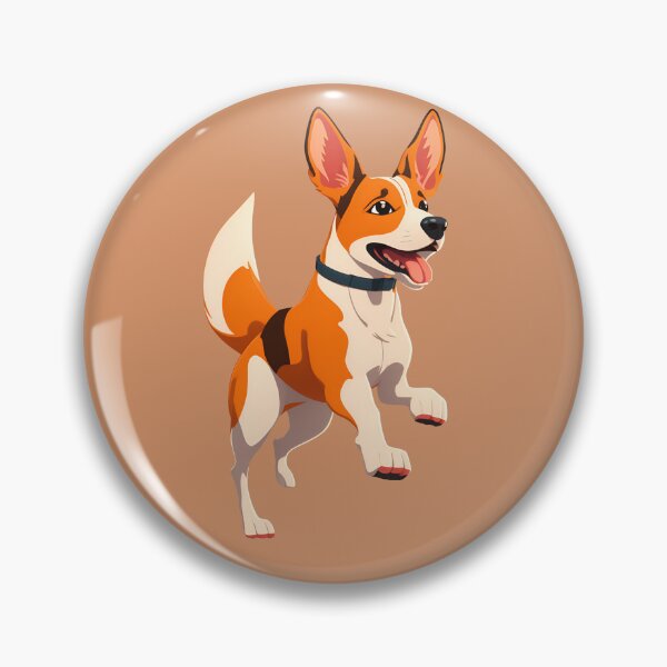 Item preview, Basenji Cute Sticker designed and sold by Fallfoxius.