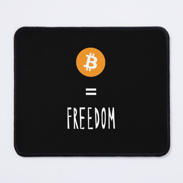 Item preview, Bitcoin Equals Freedom 01a designed and sold by RakentStudios.