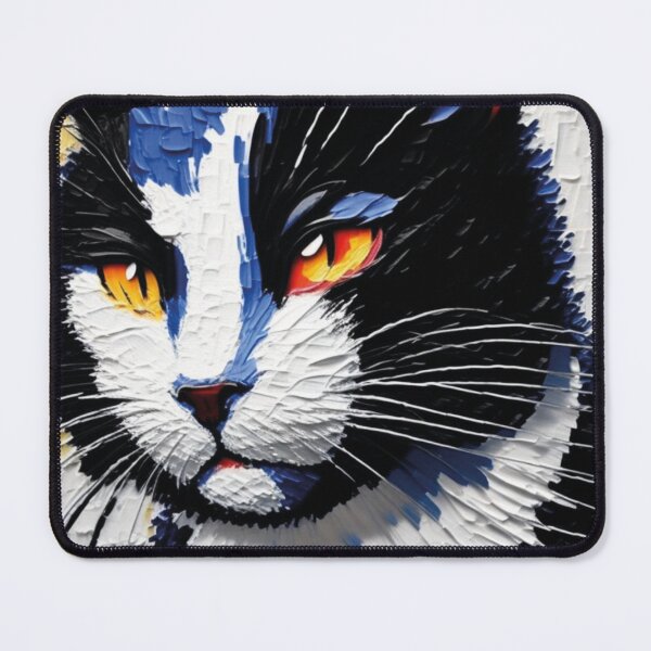 Item preview, Pintura desenho imitação, gato preto e branco designed and sold by GirlaineSQ.
