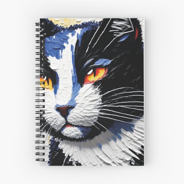 Artikelvorschau, Pintura desenho imitação, gato preto e branco entworfen und verkauft von GirlaineSQ.