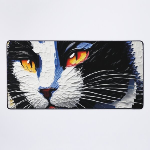 Item preview, Pintura desenho imitação, gato preto e branco designed and sold by GirlaineSQ.