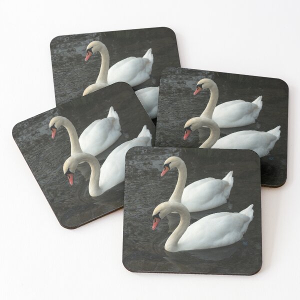 Item preview, Two Swans swimming on a lake designed and sold by Cameranick.