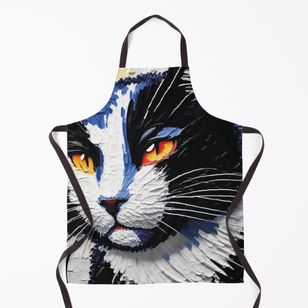 Item preview, Pintura desenho imitação, gato preto e branco designed and sold by GirlaineSQ.