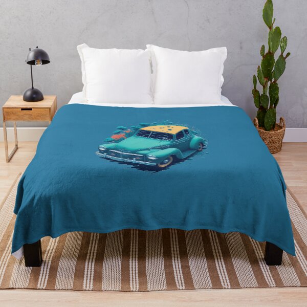 Item preview, Vintage car from the 50s Studio Ghibli style designed and sold by Decoches.