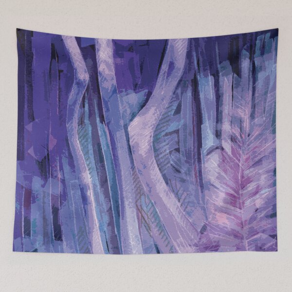 Item preview, Deep Night Ghost Forest designed and sold by Alexandria Levin.