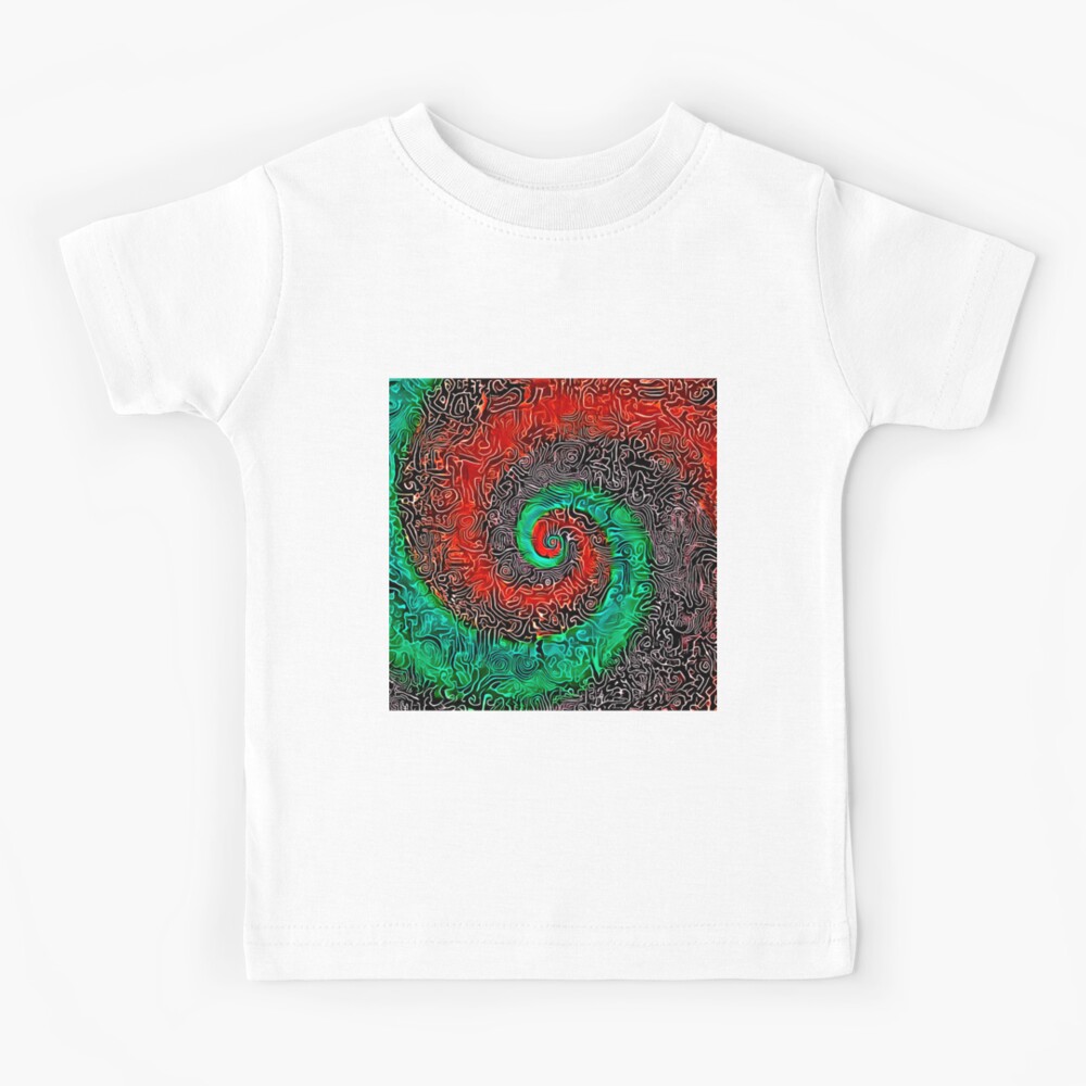 Abstract Golden spiral Kids T-Shirt
