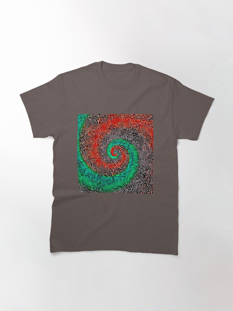 Alternate view of Abstract Golden spiral Classic T-Shirt