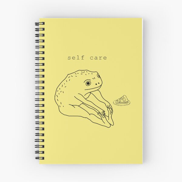 Item preview, Self Care Frog Eating Pizza designed and sold by minstore.