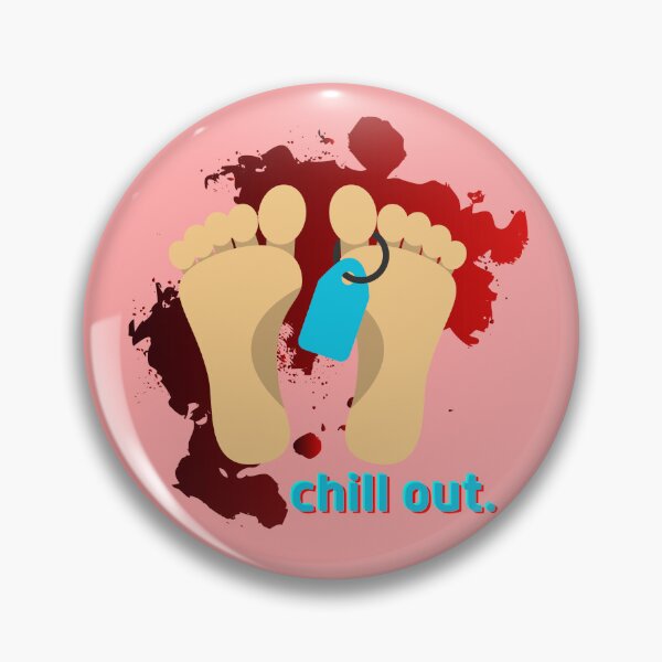 Item preview, Chill Out forensic autopsy sticker designed and sold by SceneOfTheCrime.