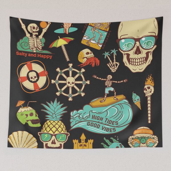 Item preview, skeleton pattern, funny skeleton, skulls n bones designed and sold by BestGears.