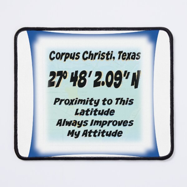 Item preview, Corpus Christi Coordinates designed and sold by JamesKentRidley.