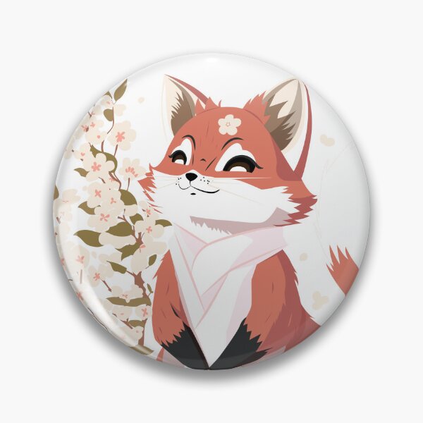 Item preview, Spring Blossom Red Fox Enjoy the Sunshine | Half Body Length designed and sold by Moyanana.