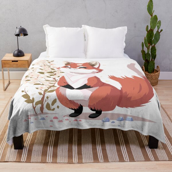 Item preview, Spring Blossom Red Fox Enjoy the Sunshine | Half Body Length designed and sold by Moyanana.
