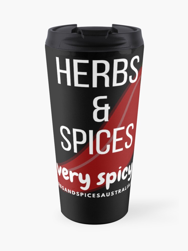 Thumbnail 1 of 5, Travel Coffee Mug, Herbs and Spices Design for Australian audience designed and sold by ScandinavianSt.