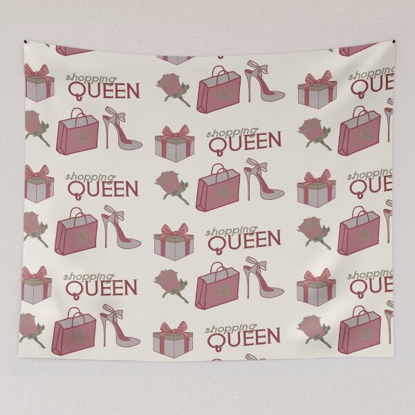 Item preview, Shopping Queen Pink Pattern designed and sold by ViewerEqualsPhoton.