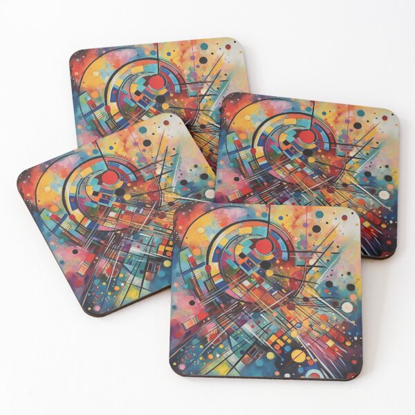 Item preview, Colorful Music Geometric Abstract Painting designed and sold by BluePlanet.