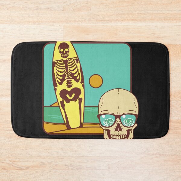 Item preview, skeleton surfboard, funny skeleton, skullhead designed and sold by BestGears.