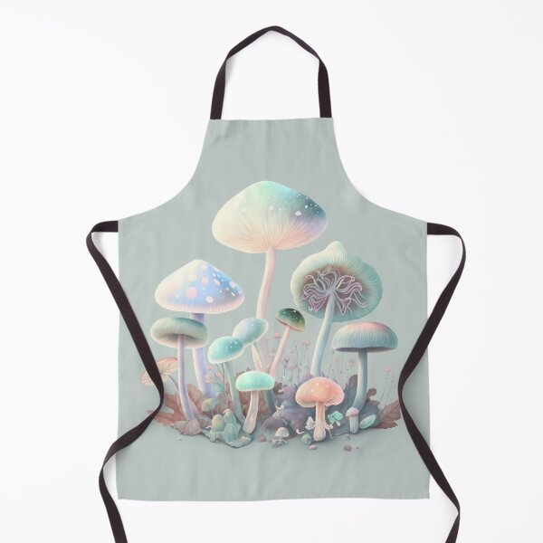 Item preview, Mint Pastel Mushrooms designed and sold by CeeJBeeCreates.