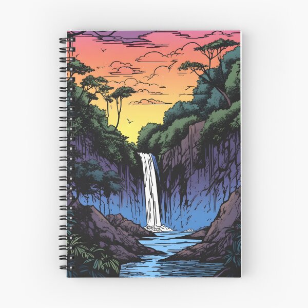 Item preview, Landscape, colorful resting place in paradies designed and sold by Nico Riemer.
