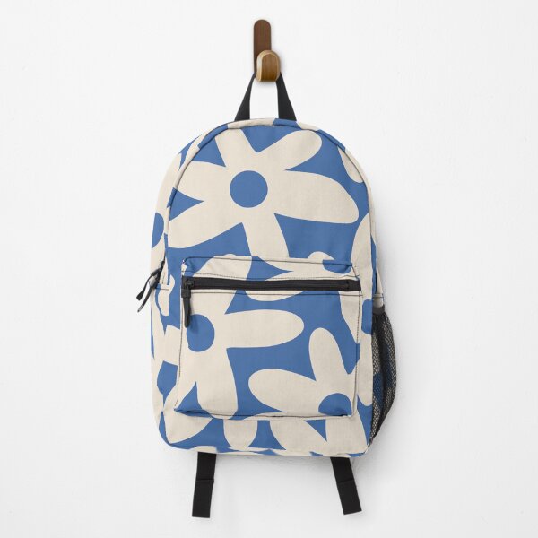 Item preview, Daisy Time Cute Retro Floral Pattern in Summer Blue designed and sold by kierkegaard.