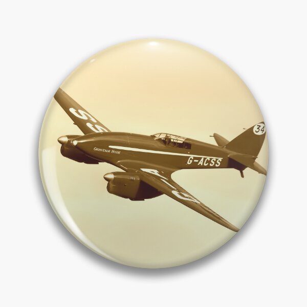 Artikelvorschau, De Havilland DH88 Comet Racer im Flug, Sepia-Version entworfen und verkauft von MartinPhotos.