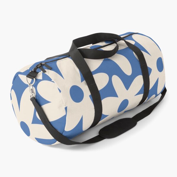 Item preview, Daisy Time Cute Retro Floral Pattern in Summer Blue designed and sold by kierkegaard.