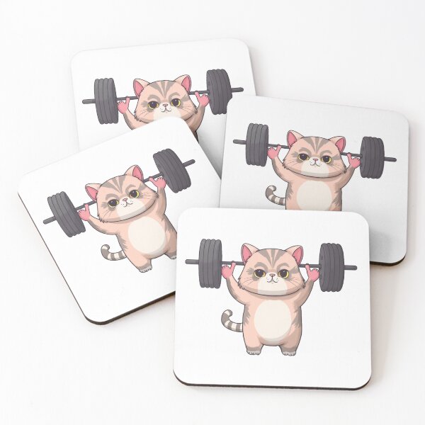 Item preview, Weight Lifting Cat designed and sold by Bjammer.