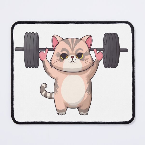 Item preview, Weight Lifting Cat designed and sold by Bjammer.