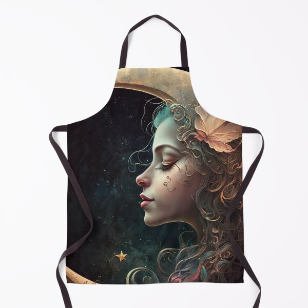 Item preview, The Moon Goddess in the Night Sky designed and sold by Juliascutecornr.